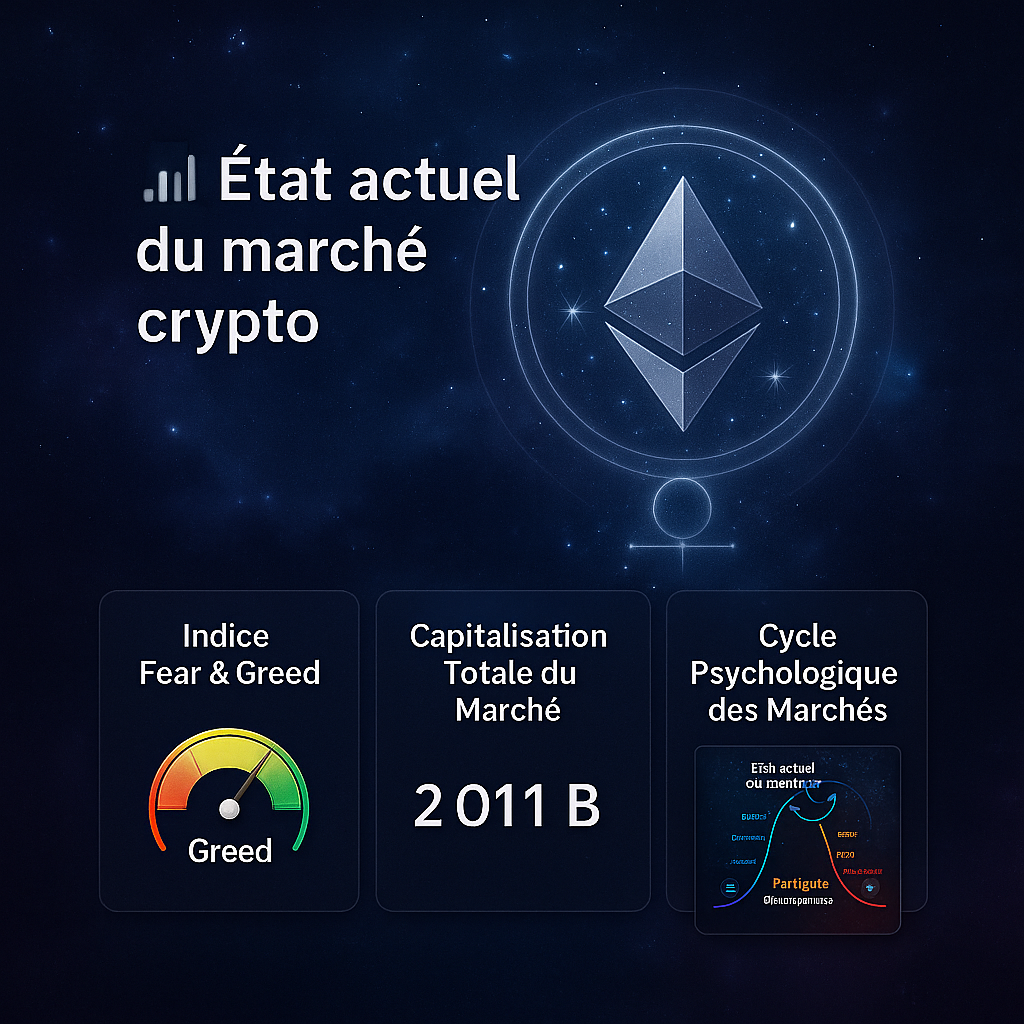 État du marché crypto cosmique Ethereum
